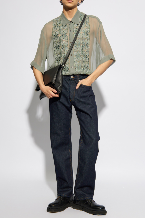 DRIES VAN NOTEN PILA 9278 W.W.PANTS GRE